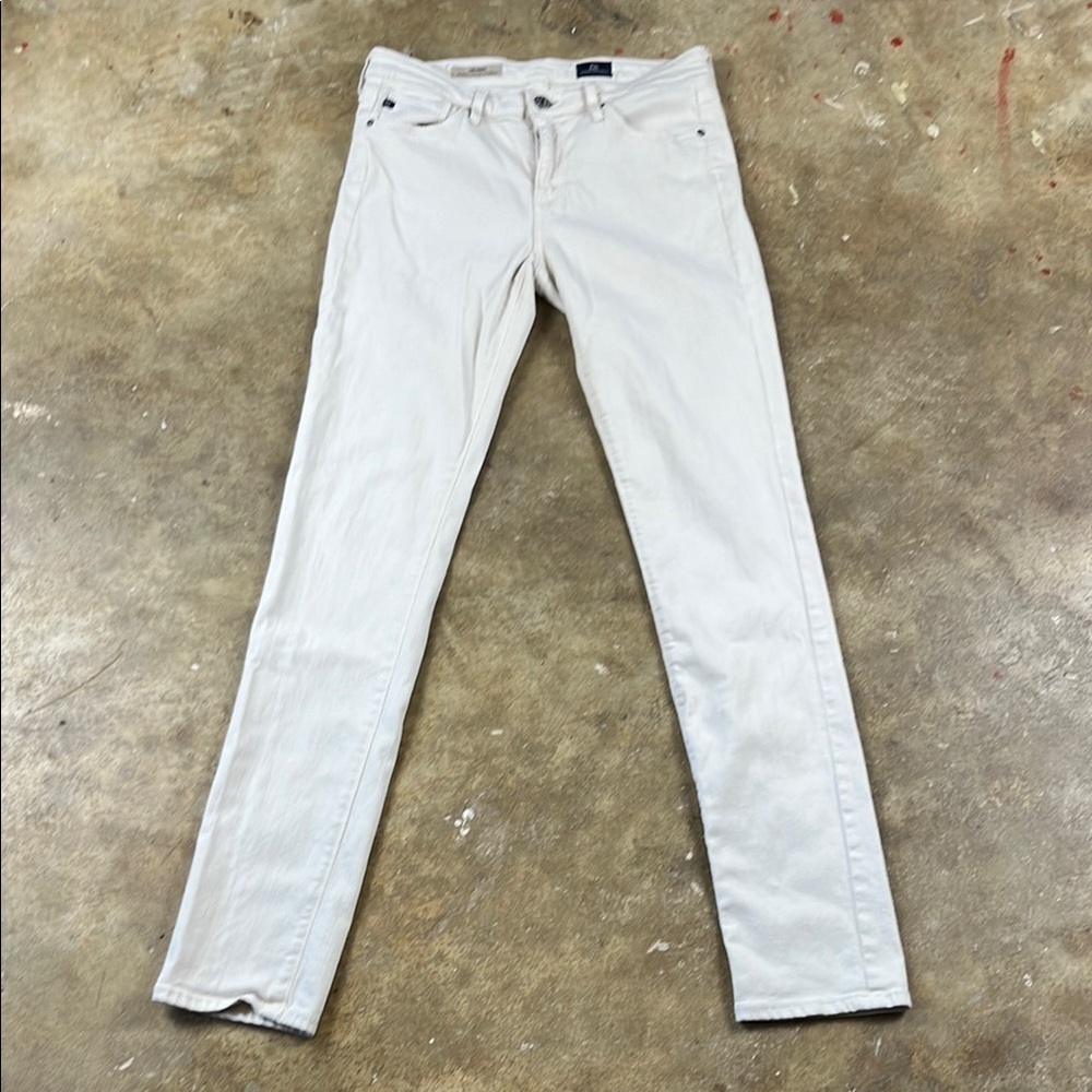 AG Adriano Goldschmied Ivory Denim Pants
Size: 27